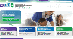 Desktop Screenshot of acslpa.ab.ca